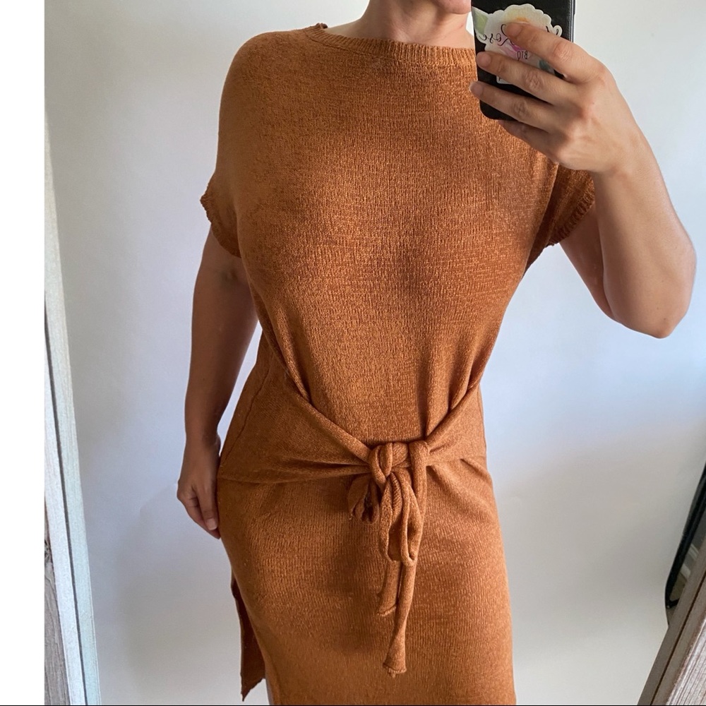 New • Mari •Lightweight Sweater Midi Party Dress - Picture 8 of 11